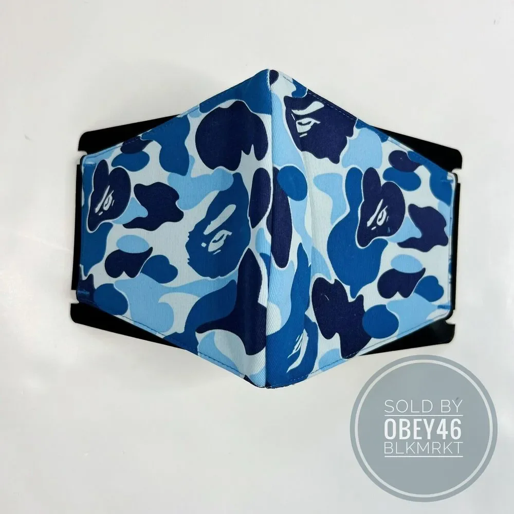 BAPE A Bathing Ape ABC Blue Camo Mask FW23